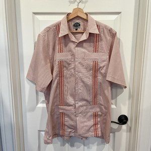 San Cristobal Classic Guayabera, Burnt Orange, L